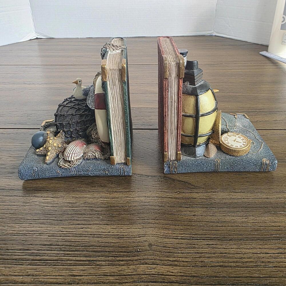 Heritage Mint LTD Nautical Bookends Coastal Beach/Marine Nautical Decor
